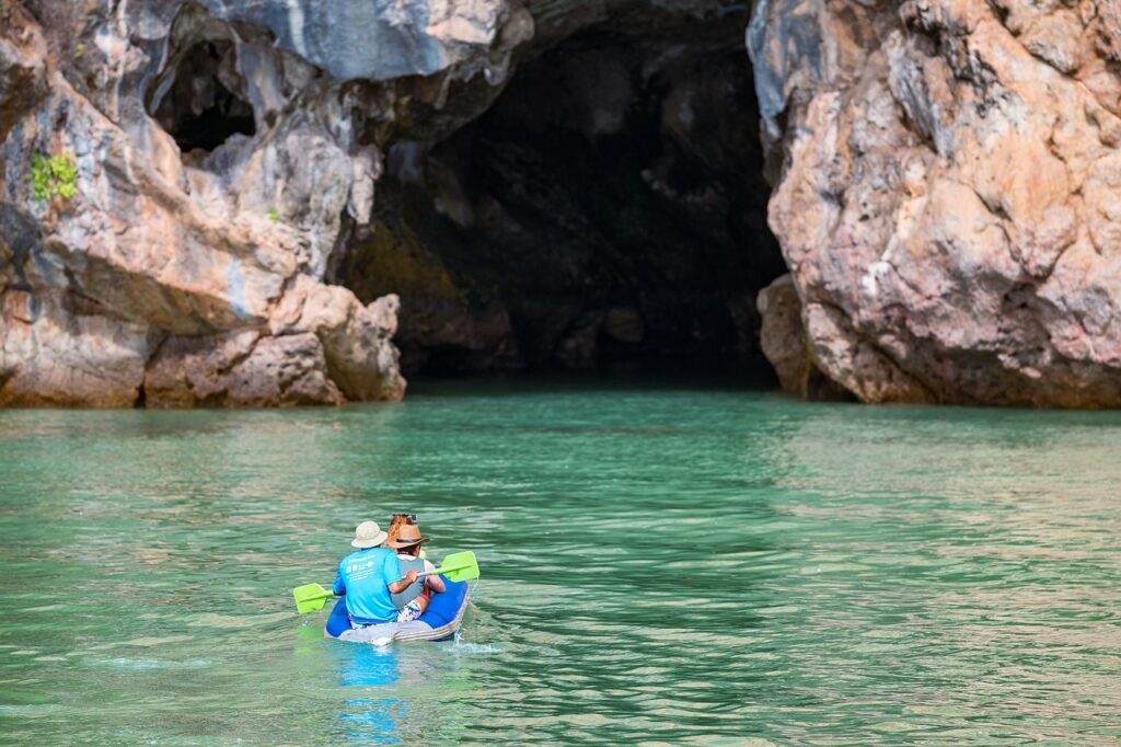 cave, canoe, travel